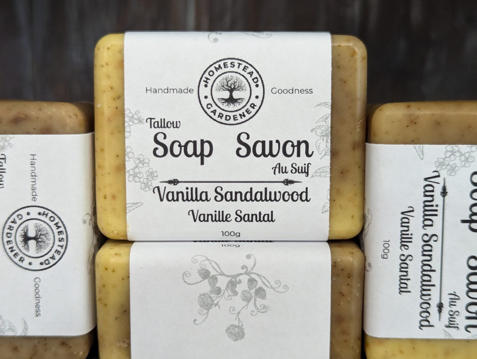Vanilla Sandalwood - Tallow Soap - Image 2