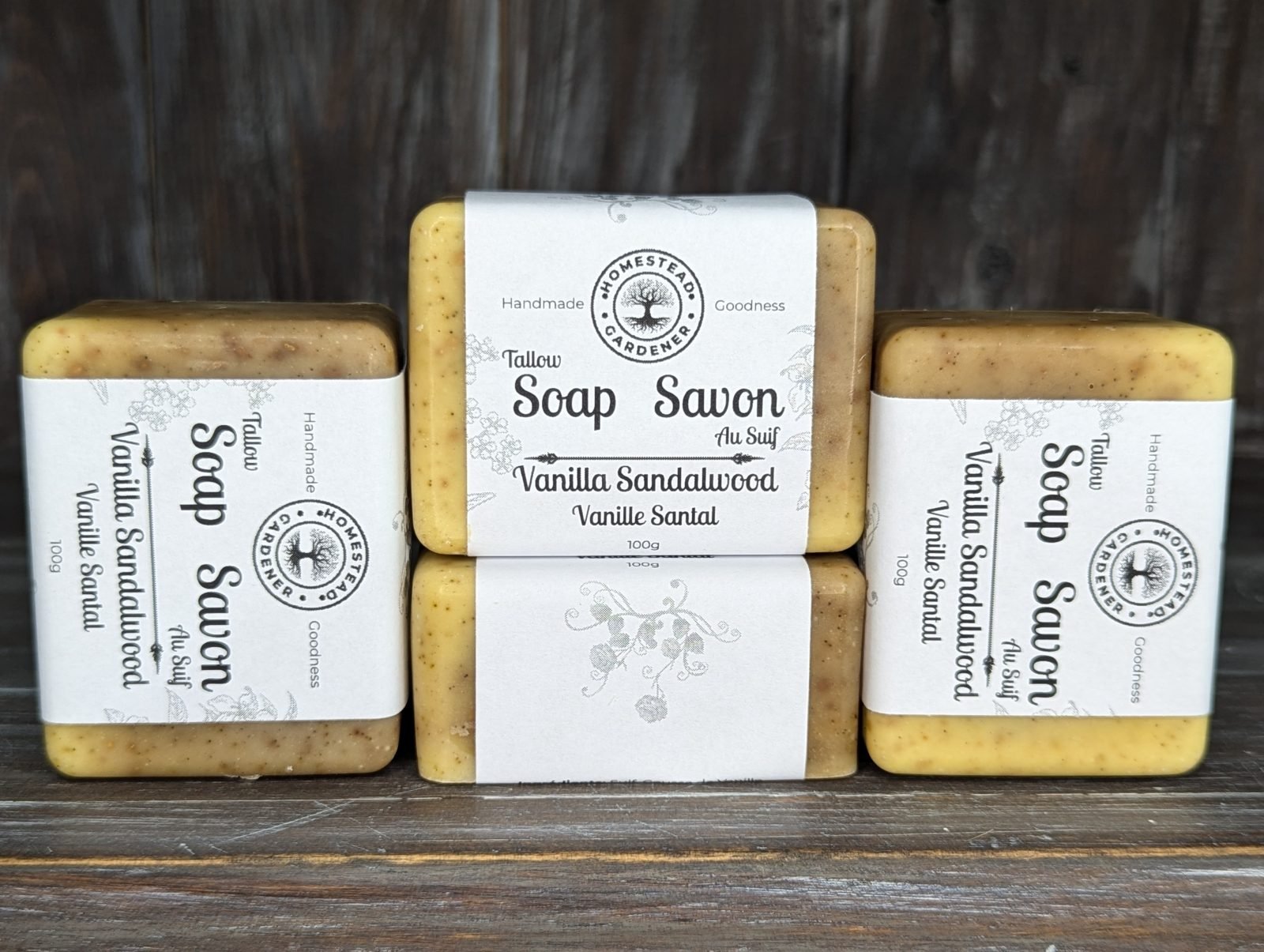 Vanilla Sandalwood Tallow Soap